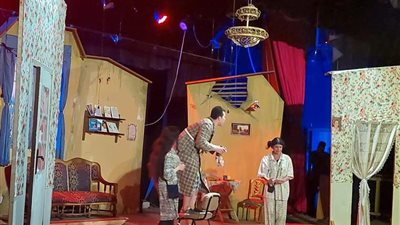 المنتحر على مسرح أم كلثوم بقصر ثقافة المنصورة 