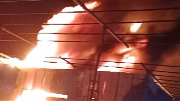 جانب من الحريق 