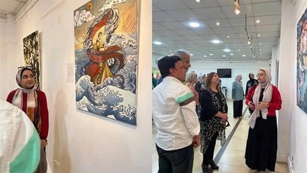 المعرض الفني لطلاب