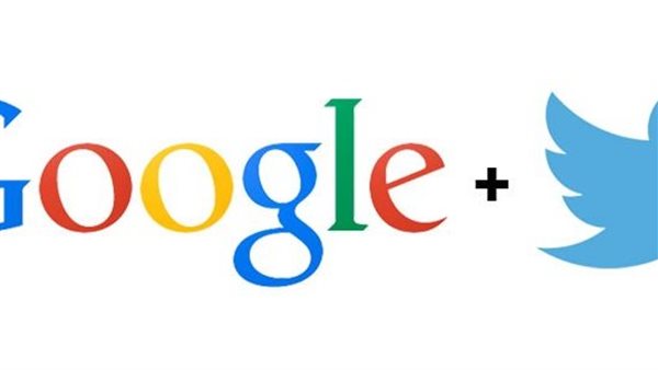جوجل وتويتر