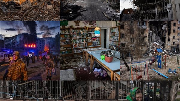 مشاهد الدمار في أوكرانيا