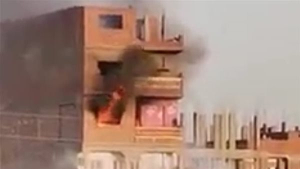 نشوب حريق بوحدة سكنية