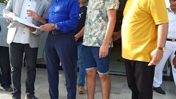 وزير الرياضية يتفقد