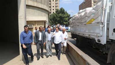 محافظ المنوفية يتفقد صومعة شبين الكوم المعدنية لمتابعة استئناف أعمال توريد القمح