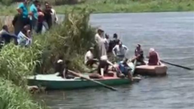 استمرار عملية البحث عن جثمان الطفل الغريق بالقليوبية.. وعمه يطالب بزياد أعداد الغواصين | بث مباشر