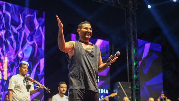 أحمد سعد في حفله