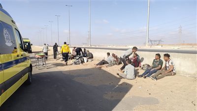 إصابة 6 أشخاص في حادثي تصادم بالقليوبية 