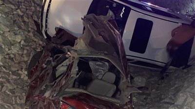 إصابة 4 أشخاص في حادثة تصادم سيارتين بالغربية │ صور