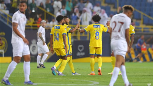 احتفال لاعبي النصر