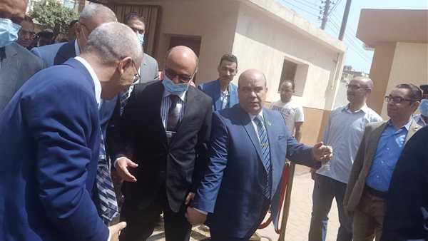 وزير العدل خلال الزيارة