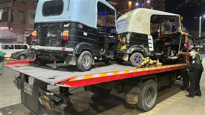 تكاتك مخالفة.. الداخلية تشن حملة أمنية لضبط المخالفات المرورية بالهرم