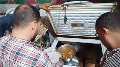 إعدام لحوم غير صالحة للاستهلاك الآدمي ببني سويف 