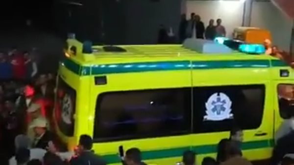 جنازة أحد شهداء الحادث