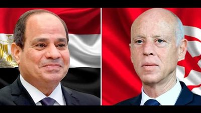 الرئيس التونسي يؤكد لـ السيسي وقوف بلاده بجانب مصر في مكافحة الإرهاب 