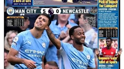 قفزة السيتي وليفاندوفسكي قريب من برشلونة.. جولة في الصحف العالمية اليوم