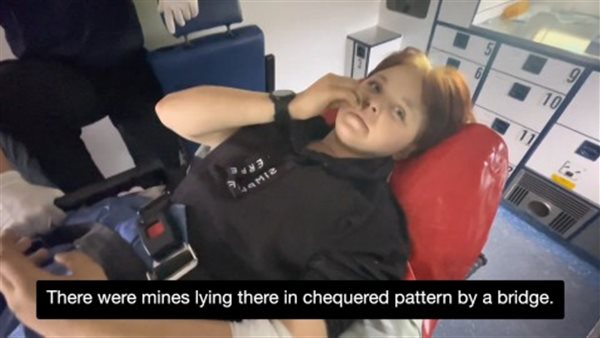 صورة من مقطع الفيديو