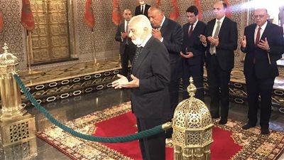 في ختام زيارته للمغرب.. وزير الخارجية يزور ضريح الملك الراحل محمد الخامس | صور