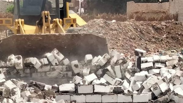 ازالة التعديات بالمنيا