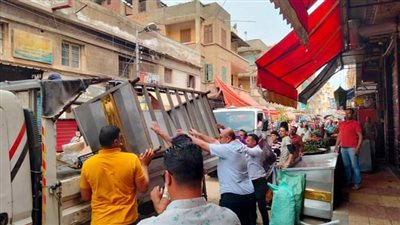 رفع 1000 حالة إشغال طريق بمركزي دمنهور والدلنجات في البحيرة