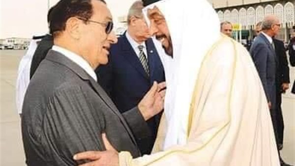 الرئيس مبارك والشيخ