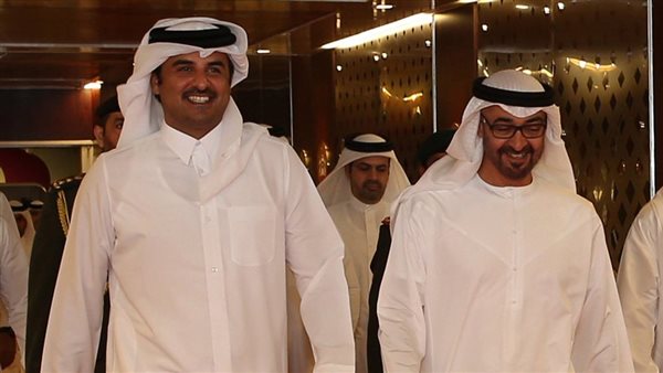 أمير قطر ورئيس الإمارات