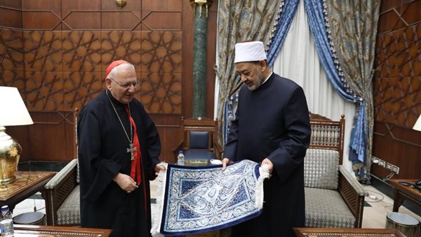 شيخ الأزهر مع بطريرك