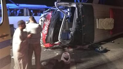 مصدر طبي: أغلب مصابي حادث أتوبيسي 