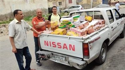 ضبط 17 طن دقيق مجهولة المصدر بالقليوبية