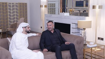 أحمد السقا يقدم واجب العزاء في الشيخ خليفة بن زايد | صور