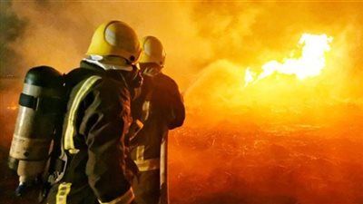 الحماية المدنية تسيطر على حريق داخل إحدى شركات الغزل والنسيج بحلوان