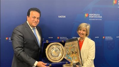 خالد عبدالغفار يبحث مع نظيرته في البرتغال التعاون لمواجهة الطوارئ الصحية وتدريب الفرق الطبية  