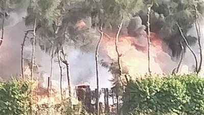 السيطرة على حريق بأرض فضاء في القليوبية دون خسائر بالأرواح