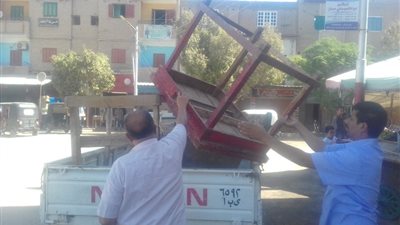 حملات مكثفة لإزالة الإشغالات بقليوب والقناطر الخيرية