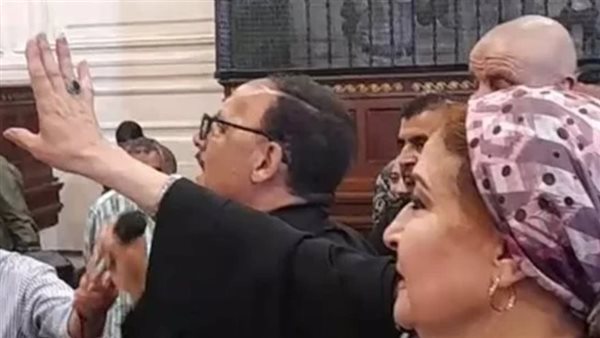 جانب من محاكمة المتهم