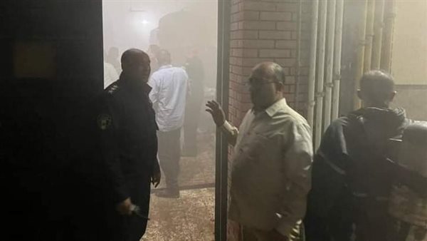 حريق بمستشفى صحة