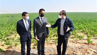 يوفر الأمن الغذائي لملايين المواطنين.. ماذا تعرف عن مشروع مستقبل مصر الزراعي قبل افتتاحه اليوم؟