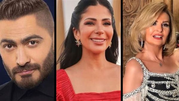 يسرا ومنى زكي وتامر