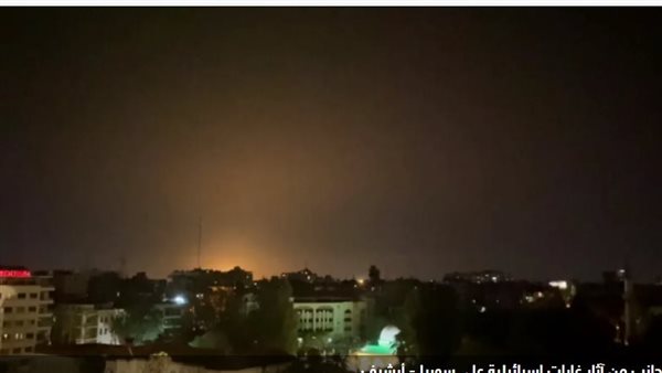 جانب من آثار غارات