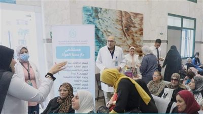 حملة للكشف عن الأمراض المزمنة المرتبطة بالتغذية بمستشفى دار صحة المرأة ببورسعيد| صور 