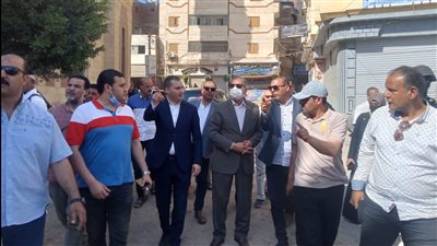 محافظ كفر الشيخ يتفقد أعمال التطوير والرصف بدسوق وتطوير الميدان الإبراهيمي