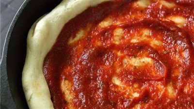 طريقة عمل صلصة البيتزا نجلاء الشرشابي
