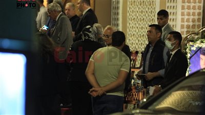 أحدث ظهور للفريق أحمد شفيق في عزاء سمير صبري | صور