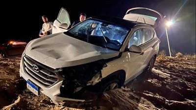 إصابة شخصين في انقلاب سيارة ملاكي بشمال سيناء 