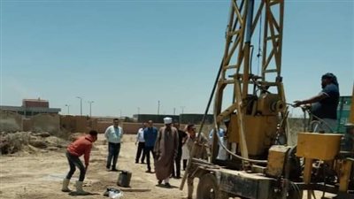 بدء تنفيذ محطة معالجة صرف المنطقة الصناعية كوم أبو راضي ببني سويف 