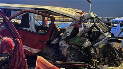 تصادم 3 سيارات ميكروباص بالطريق الصحراوي في الإسكندرية وسقوط مصابين