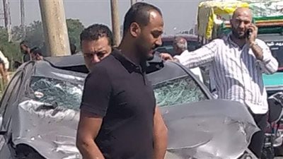 مصرع أب وابنه في حادث تصادم على طريق الموت بالمنيا 