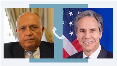 وزير الخارجية يتلقى اتصالا هاتفيا من نظيره الأمريكي لمناقشة قضايا الاهتمام المشترك