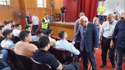 الغضبان يشهد فعاليات القوافل التعليمية بمدرسة بورسعيد الثانوية بنات │ صور