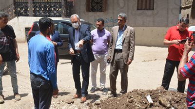 محافظ القليوبية يتفقد مشروعات حياة كريمة بشبين القناطر