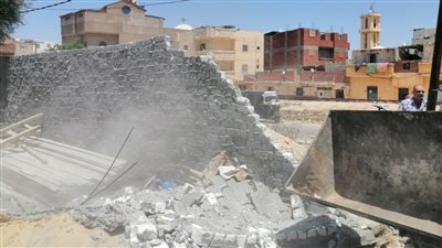 حملات لإزالة التعديات على أراضي الدولة بالإسكندرية 